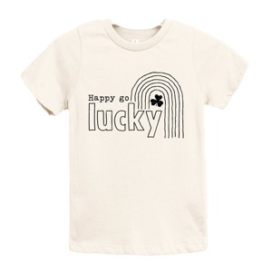 The Juniper Shop Happy Go Lucky Shamrock Youth Short Sleeve Tee - 1 of 4