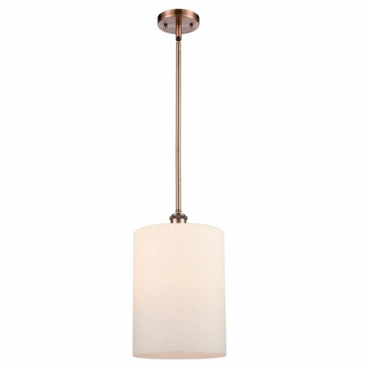 Cobbleskill - 1 Light Stem Hung Mini Pendant In Industrial Style-14 Inches Tall and 9 Inches Wide