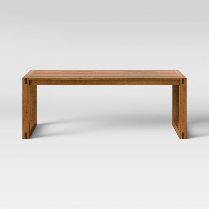 Kaufmann Wood Patio Coffee Table, Outdoor Furniture - Natural - Project 62&#8482;, 5 of 7