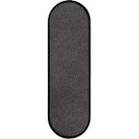 Phone Fin Finger Grip Suede - Gray