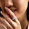 Ross-Simons 5.50 ct. t.w. CZ 2-Row Eternity Band in Sterling Silver - 2 of 4