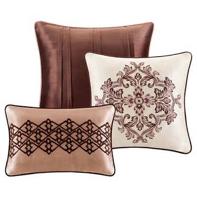 King Brown Microfiber Reversible Bed in a Bag Set