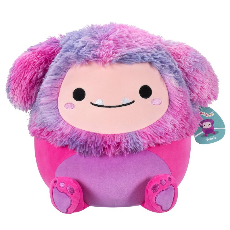 Squishmallows 14&#34; Woxie Magenta Bigfoot with Hair, 3 of 12