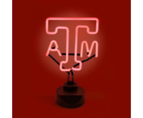 NCAA Texas A&M Aggies Table Top Neon Logo Light
