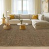 Boho Waffle Print Soft Low Pile Washable Area Rug Indoor Carpet for Living Room Bedroom Dining Room - 2 of 4