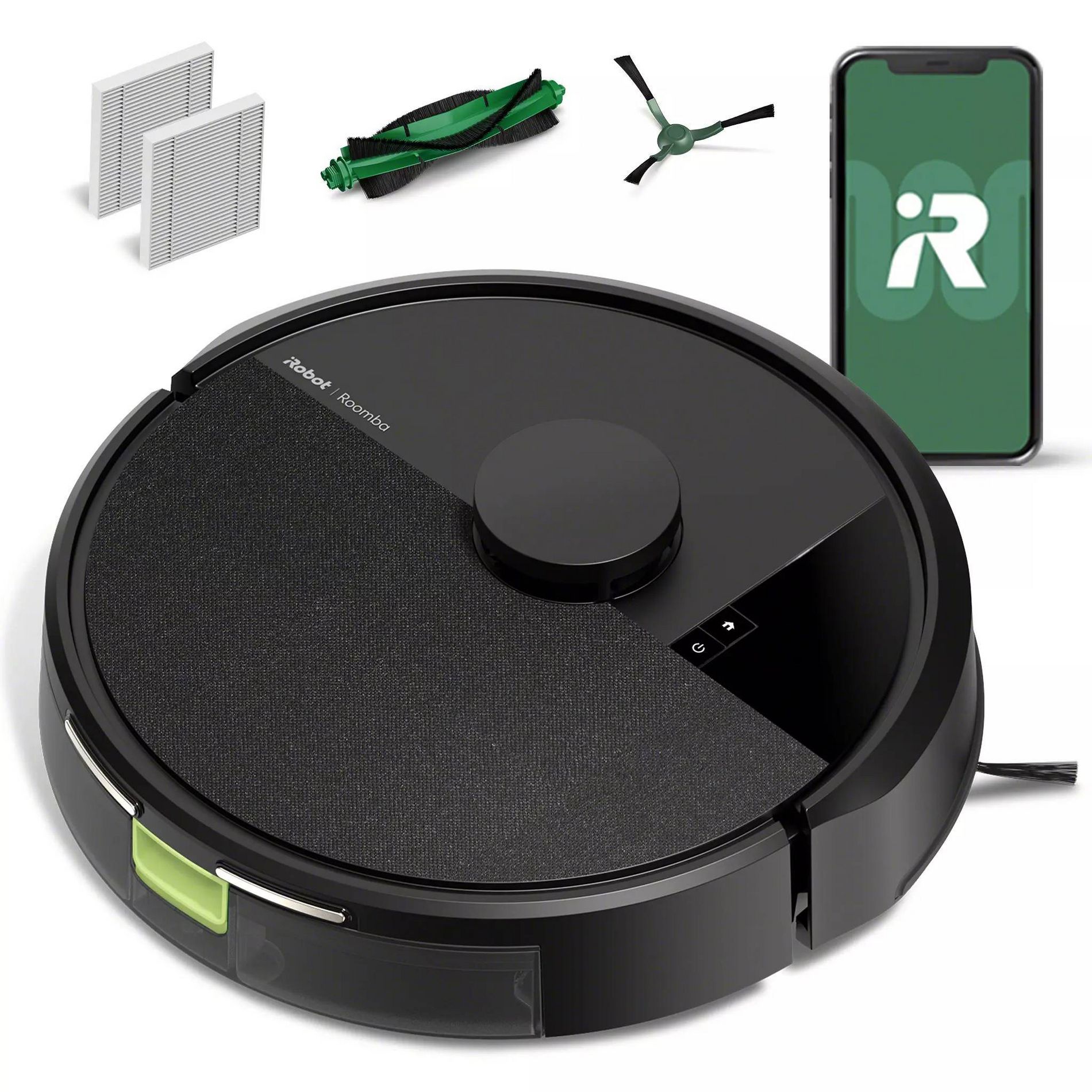 iRobot Roomba 105 Vacuum - Easy-to-Use, Intense Power-Lifting Suction, LiDAR Navigation, Multi-Surface Cleaning, Cleans in Neat Rows, Self-Charging