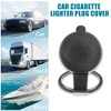 Unique Bargains Universal Dustproof Car Cigarette Lighter Plug Cover Black - image 2 of 4