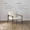 Nathan James Set of 2 Omel Metal Accent Chairs White - 3 of 4