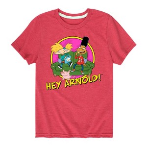 Boys' - Hey Arnold! - Arnold and Friends Short Sleeve Graphic T-Shirt - 1 of 4