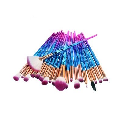 LOVELAY CREATIONS 20-Piece Purple Makeup Brushes
