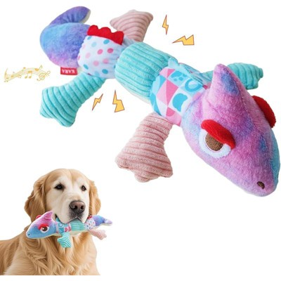 ZippyPawsToys Puppy Teething Interactive Chewing Plush Toy to Keep Them Busy, Best Birthday, Christmas, Halloween, Easter Gift, Elephant