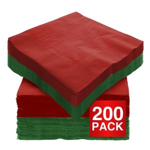 SparkSettings Beverage Napkins, 5” x 5” 2 Ply Paper Napkins, Pack of 100 - 1 of 4