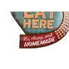 Eat Here Wall Décor (16"x15") - Storied Home - 4 of 4