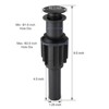 WOWOW Pop Up Drain without Overflow for Bathroom Faucet in Brushed Nickel - 4 of 4