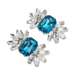 Unique Bargains Floral with Detachable Clip Shoe Accessories 2 Pcs - 1 of 4