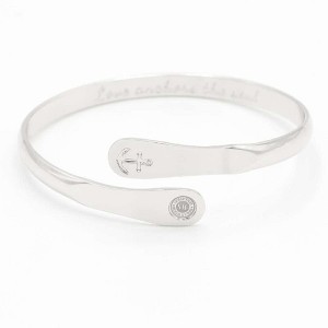 Hollywood Sensation Anchor Bracelet Engraved Bracelets Love Anchors the Soul Anchor Bracelet 9 Inches - 1 of 4