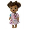 Doll Clothes Superstore Pink Princesses Dress Fits 12 Inch Baby Alive And Little Baby Dolls - 3 of 4
