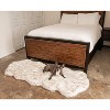 Paw Brands PupRug Runner Faux Fur Memory Foam Orthopedic Dog Bed (Zebra, One Size) - 4 of 4