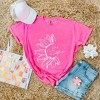Simply Sage Market Women's You Belong Among The Wildflowers Short Sleeve Garment Dyed Tee - 3 of 4