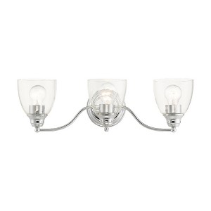 Livex Lighting Montgomery 3 - Light Vanity in  Polished Chrome - 1 of 1