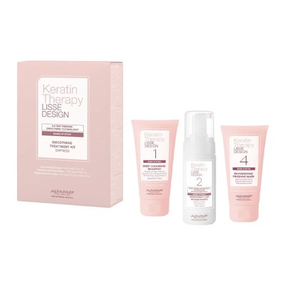 Alfaparf Keratin Theraphy Lisse Design Intro Kit Express Method, 6.11 oz