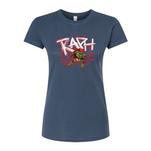 Women's - Teenage Mutant Ninja Turtles Mutant Mayhem - Sketch Raph Fitted Graphic T-Shirt - 1 of 2