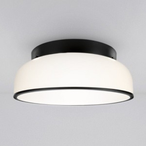 Urban Ambiance Luxury Modern Indoor Ceiling Light,  5-1/8''H x 11-1/4"W x 11-1/4''D,  Matte Black Finish, UHP4772 - 1 of 4