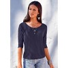 Women's 2 Pk Elbow Sleeve Tops - LASCANA - 2 of 4