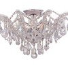 Crystorama Lighting Maria Theresa 5 - Light Semi-Flush Mount in  Polished Chrome - 3 of 4