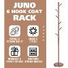 Kings Brand Furniture - Metal Freestanding Hall Tree Coat Rack Stand for Bedroom, Hallway, Entrance, Office,  Hats Coats Scarves - 4 of 4