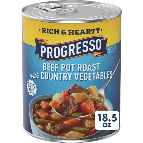 Progresso Gluten Free Rich & Hearty Beef Pot Roast with Country Vegetables Soup - 18.5oz - image 1 of 4