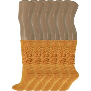 120 Pairs Extra-Long Heavy Slouch Socks – Women's Shoe Size 5-10, Cotton Blend, Retro 80s Style - 1 of 1