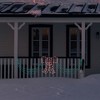 Northlight 3-Piece Lighted Red and Green Bow Swag Christmas Decoration - 3 of 4