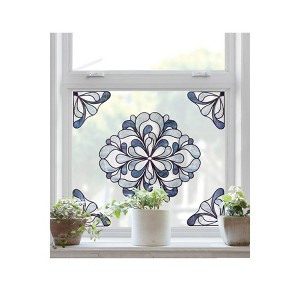12" x 12" Capri Slate Accent Window Film - Artscape: Vinyl Insulation Kit, Clings for Privacy - 1 of 4