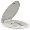 Toilet Seat Round,/Elongated Toilet Lid Soft-Slow Close, Heavy Duty Toilet Seat, Easy to Install, Universal Fit - 2 of 4