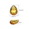 Unique Bargains Acrylic Flat Back Teardrop DIY Decor Jewelry Rhinestone 20 Pcs - 2 of 4