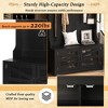 Sapphtopaz 43" Entryway Hall Tree with Shoe Cabinet&Adjustable Shelves,3-in-1 Coat Rack with 7 Hooks Entryway Shoe Storage for Entryway,Hallway - 4 of 4