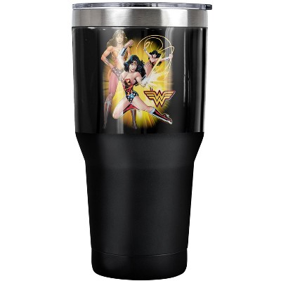 JLA Wonder Woman Steel Tumbler 30oz Coffee Travel Mug