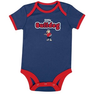 NCAA Fresno State Bulldogs Infant Toddler Boys' 3pk Bodysuit - 0-3M - 1 of 4
