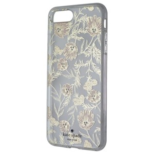 Case Mate licensed - Kate Spade Hybrid Case for iPhone 8 Plus / 7 Plus - Clear / Pink Blossoms / Gems - 1 of 3