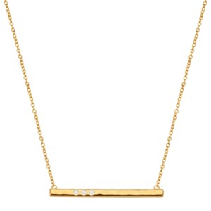 Silpada 'Dotted Line' Pendant Necklace with Crystals in Sterling Silver, 18"  + 2" - 1 of 4