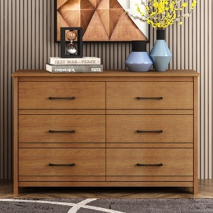 Galano Kellie 6 Drawer 47.2 in. Wide Dresser (Sturdy, Effortless Assembly with Interlocking Drawers) - 1 of 4