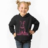 The Juniper Shop Happy Easter Bunny Outline Toddler Hoodie - 3 of 4
