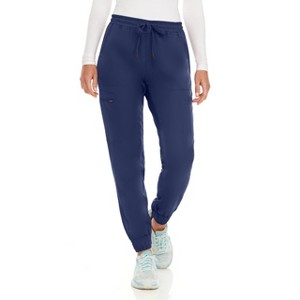 Medichic Women's Seven Pocket Cargo Scrub Pants Joggers with 4-Way Stretch - 1 of 4