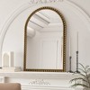 DOMETOUR Iron Art Arch Vintage Vanity Mirror, Wall Hanging, Placed On The Table, Suitable For Living Room, Bedroom, Bathroom - 3 of 4