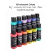 KINGART Acrylic Paint, 60ml, 12 Iridescent Colors - 4 of 4