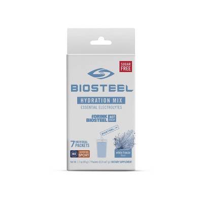 BioSteel Hydration Powder Mix Bag - White Freeze - 7ct