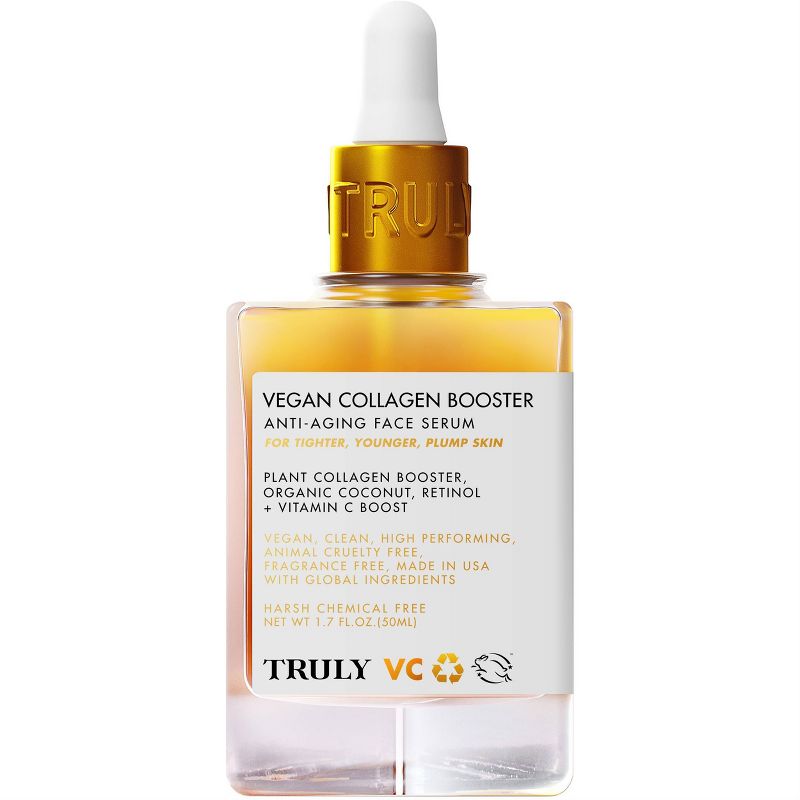 TRULY Vegan Collagen Booster Anti Aging Face Serum - 1.7 fl oz - Ulta Beauty, 1 of 4