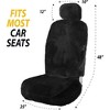 Zone Tech Genuine Sheepskin Car Seat Cover , Universal Front Full Seat (front and back) Cushions - 2 of 4
