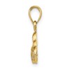 Black Bow Jewelry 14k Yellow Gold Classic Antique Car Polished Pendant - 2 of 4